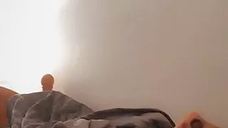 Young boy caught wanking!