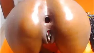 Ebony Gape and Farts