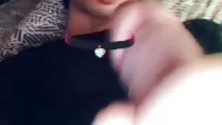 A chinese crossdresser jerks off himself