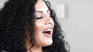 Liv Revamped gets her face covered with spit during oral sex