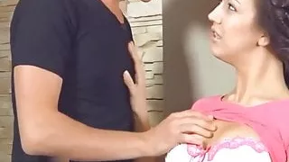 Delightsome spooning on the rug