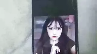 Cum tribute on korean slut by unknown