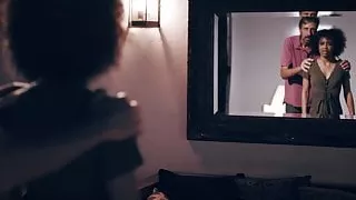 Ebony Beauty Starts Her Model Career With Her Pussy