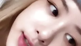 Sexy girl rose face beautiful and hot