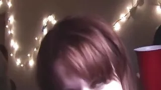 Two beauties are gangbanged