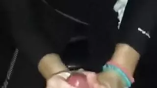 Nice cumshot on clothes