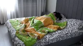 Girl Woke Up From Hard Sex - Cum on Ass