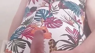 Beatiful shemale in swimsuit