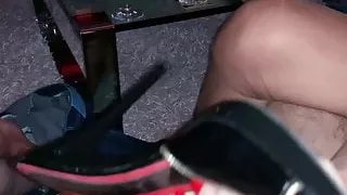 Bitch gives Footjob Mules 1 of 2