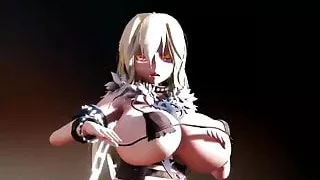 Vollbusige Sexy-Wilde