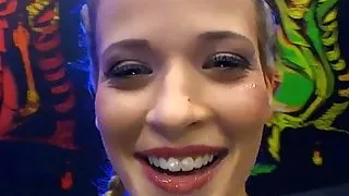 busty ria sunn gets double penetration  anal cums and bukkakes