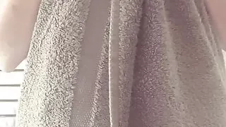 Oops, dropped my towel..