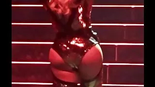 Christina Aguilera Assless Chaps up close  2019