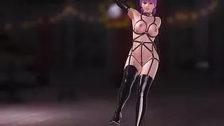 Ayane in Harness Straps - Dancing Sexy for You!