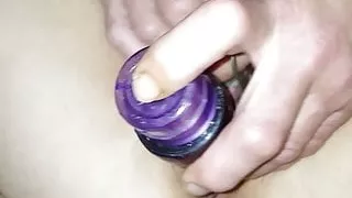 Naughty granny working her pussy over and cumming!!!