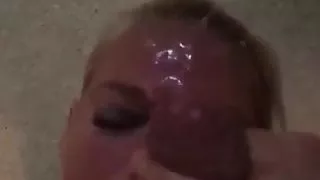 bristol kate getting a face fuck of cum