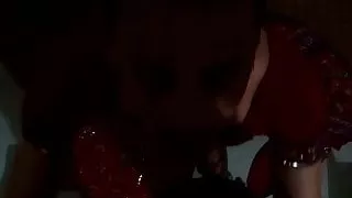 Voilet Sissy Maid mit ihrem BOSS beim Rollenspiel