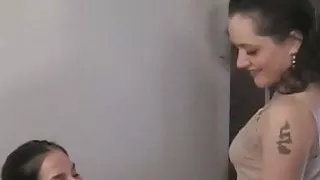 We had a nice evening of lesbian foot fetish fun