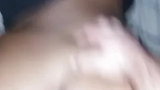 Nerd big booty bitch taking pipe