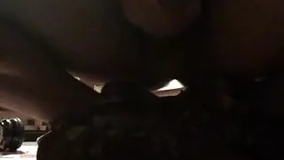 Playing with my hairy cock and balls