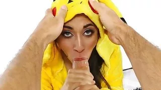 Sloppy Teen loves Cock