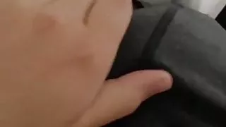 Young German Boy rubs Bulge