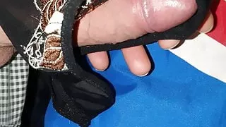 Playing with my mommy's panties 2