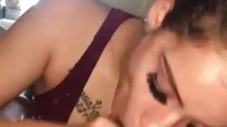 Pretty Rican Sicking Black Dick