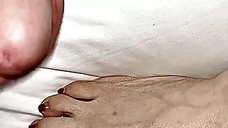 Loving Wife Watches And Lets Me Jerk On Her Sexy Feet
