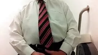 bear daddy showing and jerking