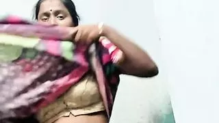 desi aunty stripping for her boyfriend 