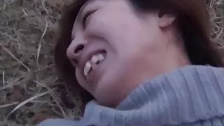 Playful Japanese babe takes it balls deep in her hairy pussy