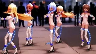 MMD Girls dance 1
