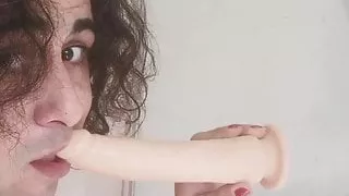 Amateur, Mamada, Británico, Coche, Dildo, Travesti