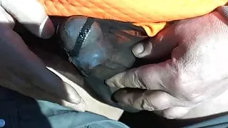 cumming in my panties at work