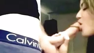 sexy blonde loves to suck big cock