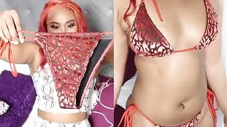 Phat Ass Ebony Panty Try On 21