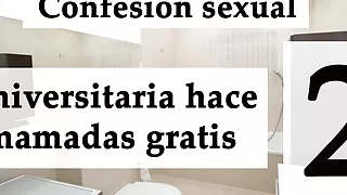 Spanish audio: Ella mamando por vicio 2. Confesion. asmr.