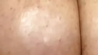 Big tits go well wit baby oil