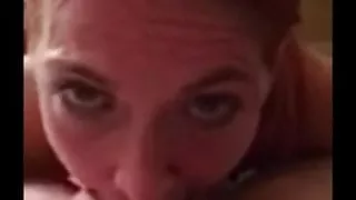 Amateur cuckold girlfriend sucking strangers cock