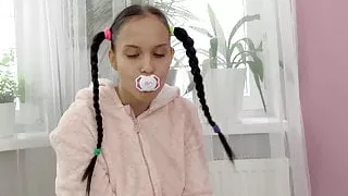 Pigtailed and tattooed whore gets rammed