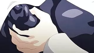 Cute anime girl learning how to sucking dick