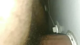 Fucking the pvc pipe from the wall