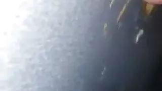 Freundin bläst und fickt am Gloryhole