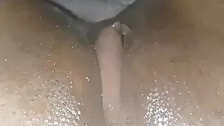 My neighbour playing with her pussy