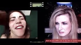 Grace Randolph Reacts To Faith Leon Cum Facial