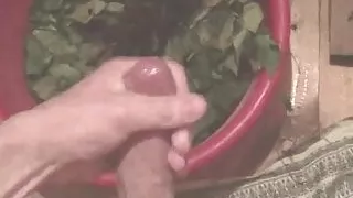 In der Badewanne wichsen