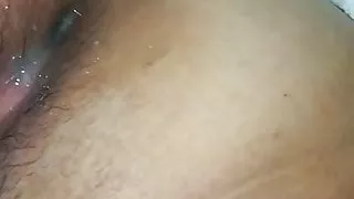 Playing  no Creamy pussy