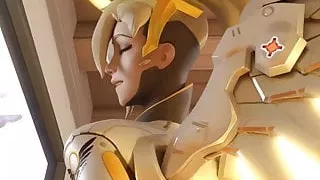 Overwatch Mercy Gorgeous Body Sammlung von Fuckszenen