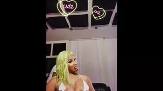 Nicki Showing Off Her Huge Tits